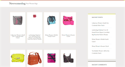 Desktop Screenshot of newwomenbag.com